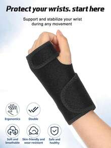 Carpal Tunnel Wrist Brace For Night Wrist Sleep Supports Splints Stabilizer And Hand Brace Cushioned To Help With Carpal Tunnel Relief Universal Adjustable Fit