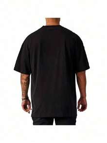 Brooklyn Every Day Oversized Men's T-Shirt New York Emojis Sk1 P To Plus Size G6 - màu đen - Xem 3