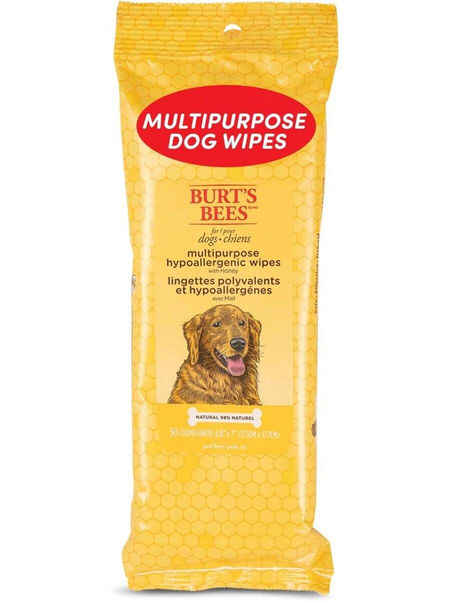 Toallitas húmedas multiusos totalmente naturales para perros de, 50 unidades - Toallitas para cachorros - Ver 1