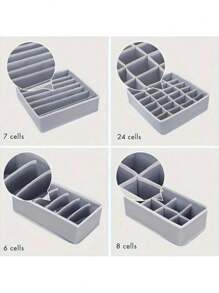 6/7/8/24 Grids Fabric Bra Storage Box, Lingerie & Socks Organizerbedroom,Organizer,Organiser,Home Storage,White T Shirt Women,Black Pants Women,Ladies Winter Clothes,Dress,Winter Clothes For Ladies,Elegant Woman Dresses,White Shirt For Ladies,Long Sleeve,White Jumpsuit For Women,Spring Dresses For Women,Spring Outfits For Women,Spring,Spring Clothes,Minimalist,Summer Tops