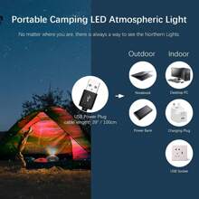 Proiettore Bluetooth Aurora, funzione timer personalizzata, luce notturna atmosferica a LED con galassia e stelle per decorazione camera da letto, regalo
