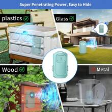 Radar Security System For Camping RV Home Perimeter, Wireless Motion Sensor & Detector For Driveway Alarm, Camping Essentials, Survival Gear, 1/2 Mile Range, Rechargeable Battery, IP65 Waterproof - one-size - View 8