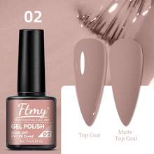 FTMY 2025 Fashion  46pcs Gel Nail Polish Set Big  Comfortable Shiny Dustproof Sunproof Lasting No Peel 42 Colors With Snow Base Top Matte Glitter Coats For LED Lamp Perfect Gift For Girlfriend Mom Or Daughter - 彩色 - 查看 5
