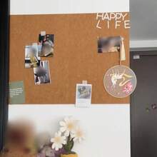 1pc Artistic Creative Message Memo Board, Home Decor, School Supplies,Back To School, Cork Board, Pin Board, Vision Board - 40*60cm - View 5