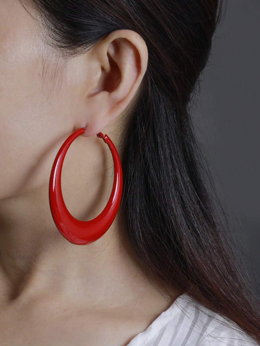 Fashionable New Exaggerated Extra Large Hoop Earrings