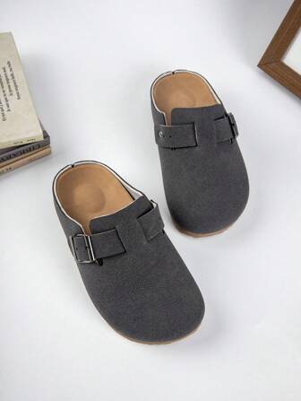 Kids Thick Sole Slip-On Sandals, Suitable For Outdoor, Indoor, Office, Spring & Summer