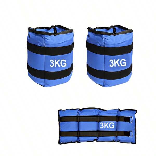 Peso para Tobillo, 2 Pesas para Brazos de 0.5-3 Kg Pesas para Muñecas, Pesas para Correr Ajustables, Juego de Variantes de Peso Ppara Movimiento Físico Correr Trotar Gimnasia