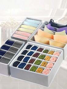6/7/8/24 Grids Fabric Bra Storage Box, Lingerie & Socks Organizerbedroom,Organizer,Organiser,Home Storage,White T Shirt Women,Black Pants Women,Ladies Winter Clothes,Dress,Winter Clothes For Ladies,Elegant Woman Dresses,White Shirt For Ladies,Long Sleeve,White Jumpsuit For Women,Spring Dresses For Women,Spring Outfits For Women,Spring,Spring Clothes,Minimalist,Summer Tops