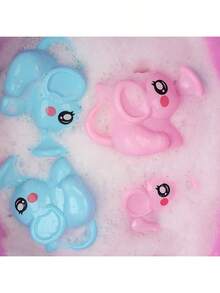 1pc Elephant Shaped Water Spray Bath Toy, Animal Water Pump Shower Toy For Infant & Toddler Bath Time, Baby Swimming Pool Toy, Sensory Bath Toy, Gift For Baby Girl, Boy, Christmas Stocking Stuffer - Multicolor - View 5