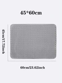 Tapis à litière pour chat imperméable à l'eau et aux urines, double couche, pliable, tapis de litière pour animaux de compagnie, tapis de lit pour animaux de compagnie, fournitures de nettoyage pour chats