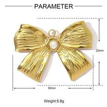 1 件不锈钢时尚珠宝配饰，海滩和花园系列，手工制作的 DIY 吊坠、项链、手链、耳环配件 - 彩色 - 查看 20