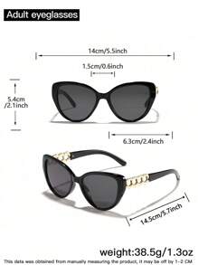 2 Stück Damen elegante Katzenauge-Schnitt Beine modische Leopardenmuster Sommer Sonnenbrillen, geeignet als Y2K-Accessoire und Geschenk zur Graduierung