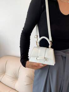 Fashionable Shoulder Bag For Women, Casual And Versatile, Suitable For Back To School And Commuting - White - View 4