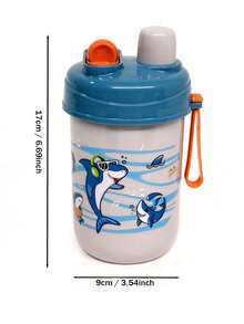 2025 New Arrival Dinosaur Shark Car Pattern Lunch Box Water Bottle Student Bento Box Straw Cup Portable Lunch Box Water Bottle Set - Multicolor - View 2