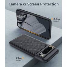 For  Galaxy A16-5G Case: Dual Layer Protective Heavy Duty Cell Phone Cover With Non Slip Textured Back - Shockproof Rugged Military Grade Drop Protection Bumper Tough Black - 黑色 - 查看 6