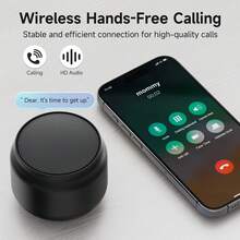 JYX Mini Enceinte Bluetooth Portable, Alto Parleur Bluetooth con Autonomía de 15 Horas, Une Portée de Connexion Jusqu'à 20 Mètres, Convient à Une Utilization Quotidienne/Activités de Plein air,Noir