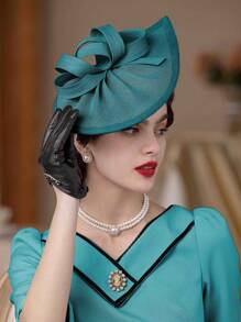 Tea Party Fascinator Hat For Women Kentucky Headwear Derby Pillbox Church Hat For Cocktail Wedding, Hair Accessories, Tiny Hats, Mini Fascinator, Mini Cap, School Stuff