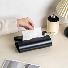 1 Piece Simple Tissue Box Tissue Holder Napkin Drawer Home Table Decoration Suitable For Cafe Tissue Storage Box Hotel Tissue Dispenser - Multicolor - View 4
