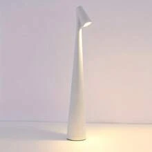 1 pièce Lampe de table à design minimaliste, veilleuse rechargeable pour la lecture et l'apprentissage, lampe de bureau à interrupteur tactile avec trois modes d'éclairage réglables. Convient pour la chambre à coucher, le bureau, la décoration et l'éclairage du salon.
