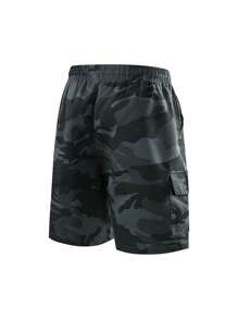 2 pièces/Set [Remise limitée] Meilleures Shorts cargo américains imprimés à motif camouflage multipoches, entrejambe de 5 pouces, shorts d'été sport et décontractés confortables pour hommes