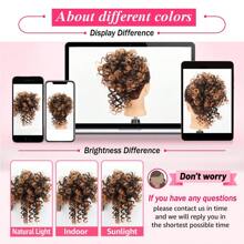 Small Curly Ponytail Bun Hair Pack Bun Synthetic High Heat Resistant Material Suitable For Daily Wear Increase Hair