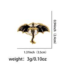 Épinglette en émail de dragon, épingles de revers, insignes sur sac à dos, broche pour femme, cadeau de vêtements, bijoux, accessoires de mode - NR11976 - Voir 2