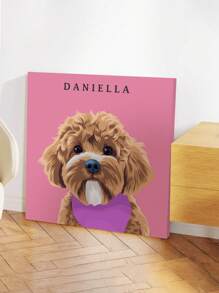 1pc Framed Custom Dog And Cat Pet Portraits, Personalized Pet Vectors, Cartoon Pet Portraits, Pet Drawing (Head To Chest), Valentine's Day, Valentine's Day Decor Stylish,Adorable,Colorful Custom,Personalized,Unique Ideal Gifts For Her Friends,School Students,Workers,Pets School,Home,Office Birthday Graduation,Multi-Functional, Ornamental,Reusable,Exquisite,Stylish,High-Quality,Colorful,Modern,Custom,Personalized,Unique,Ideal Gifts For Him,Ideal Gifts For Her,Boyfriend,Dad,Girlfriend,Mom,Family,Friends,Tea Room,Home,Garden,Office,For Anniversaries,For Valentine's Day,For Mother's Day,For Birthdays,For Father's Day,For Graduation,For Weddings,For Housewarming,Slow Summer Living,Customized Wall Art,Vintage,Xmas Decoration, Autumn Home Refresh, Scandinavian Cozy Home, Warm Ambience