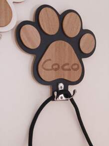 Ganci appendiabiti personalizzati con testo, ganci per tenda doccia in legno personalizzati, ganci per asciugamani con impronta personalizzabile per bagni, regali personalizzabili per nomi e compleanni, ganci per borse, amanti degli animali domestici, festa del papà, San Valentino, portatili, eleganti, carini, adatti per camera da letto, soggiorno, ufficio, cucina, uomini, donne, coppie, scuola, studenti