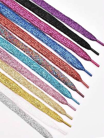 White Sneakers For Men & Women, Laces In Black, White, Gold, Silver, Colorful, Versatile Personal Style