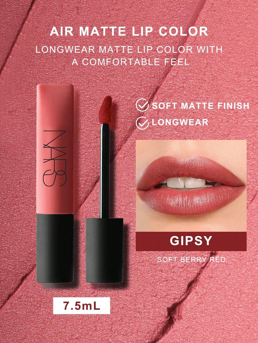 NARS Matte Lip Gloss - GIPSY - Soft Berry Red - 7.5ml - #GIPSY - View 1