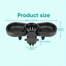 3-In-1 Universal Stroller Tray With Durable ABS Material, Double Non-Slip Grip - Convenient Accessory For Parents On The Go With Cup Holder, Phone Slot, And Snack Compartment - Suitable For 0-3 Years Old - Multicolor - View 4
