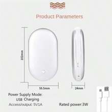 2-In-1 Rechargeable Hand Warmer & Power Bank