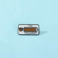 Tea Powered Enamel Brooch Fashion Decorative Brooches Ornaments Lapel Bag Badges Jewelry Gifts 2025 New Style Backpack For School