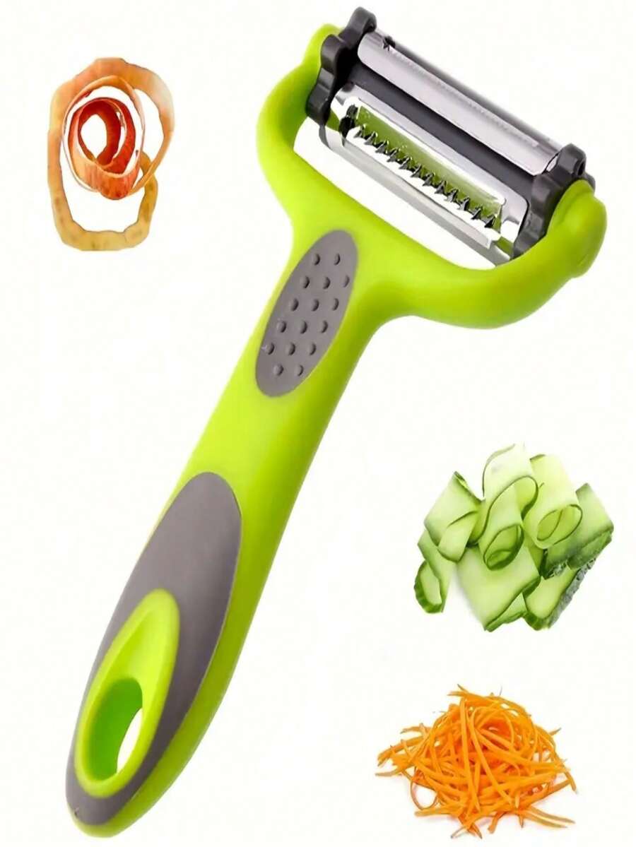 1 件多功能厨房工具：不锈钢水果蔬菜削皮器 - 厨房配件、厨房小工具、厨房必需品、削皮器、蔬菜削皮器、蔬菜削皮器