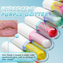 YOUNG VISION 6-Piece Summer Cool Colored Fruit-Flavored Lip Oil, Lip Gloss, Pearlescent Fine Sparkle, Mint Moisturizing And Nourishing, Plump Lips, Lip Gloss, Lip Moisturizing Essence, Lip Care, Lip Makeup Set Lip Makeup And Care Set, Lip Base Lipstick, Daily Home, Commuting, Holiday Lip Oil, Lip Gloss - Multicolor - View 10