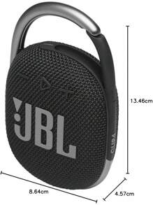 JBL Altavoz Bluetooth portátil mini JBL Clip 4 - Gran audio y graves potentes, mosquetón integrado, resistente al agua IP67 y al polvo, 10 horas de autonomía, altavoz para uso doméstico, exterior y viajes