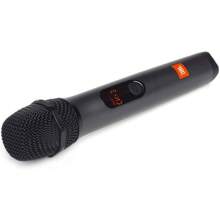 JBL Sistema inalámbrico JBL con dos micrófonos y receptor de doble canal, color negro