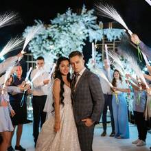 36pcs/48pcs Set LED Pink/White/Red Fiber Optic Lightstick - Party Supplies For Singles, Wedding Glow Party Favors, Suitable For Christmas, Birthday, Wedding, Concert, Bar, Halloween, New Year Party Gifts - 白色 - 查看 9