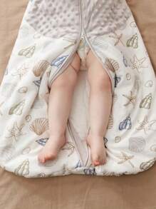 1,5 tog Sac de couchage sans manches douillet et confortable pour bébé et tout-petit. Imprimé de personnage en velours pour le printemps et l'automne