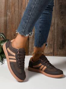 Teenagers' Patchwork Simple Versatile Lightweight Comfortable Outdoor Sports Shoes