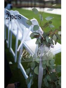 1 pieza Señal reservada para boda, Señal reservada, Señal de boda reservada, Señal de boda reservada, Señal de silla reservada, Señal de mesa reservada, Cartel de boda de acrílico, Señales reservadas, Carteles de boda, Señalización de boda, Señales de boda reservadas, Decoración de boda, Regalos de cumpleaños de verano, Útiles escolares, Decoración de habitación - Multicolor - Ver 16