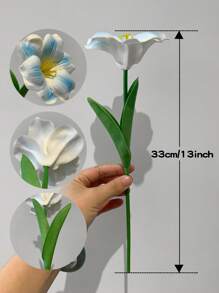 5pcs/1pc Artificial Tulip Flower Home Decor Flower Arrangement Wedding Bouquet Indoor Faux Flower Stems In Vase Party Decoration Centerpieces, Suitable For Wedding Decoration, Bridal Backdrop Props, Bouquets, Corsages, Arch, Party Decorations, Gifts, Christmas, Halloween, St. Patrick's Day