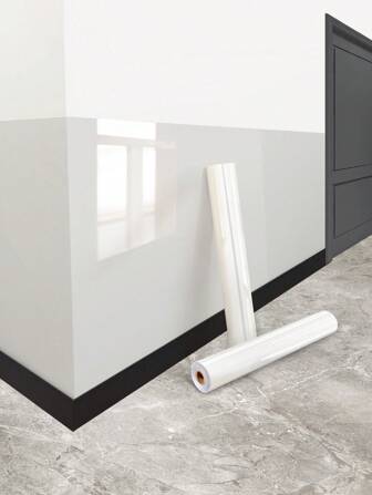 1 rollo de película electrostática para pared, transparente y no daña la pared, impermeable y a prueba de humedad, papel tapiz de adsorción electrostática, película protectora para paredes, adecuada para proteger paredes, film protector contra salpicaduras de cocina, pegatinas de decoración para fiestas, regalos de cumpleaños y graduación