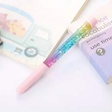 20 Pieces Of Flowing Sand Pen, Fairy Wand Gel Pen, Fresh And Cute Creative Ins Girlish Heart Fairy Pen, Magic Colorful Signature Pen School Supplies, Back To School
