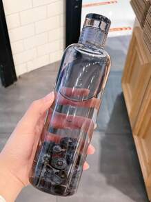 1pc Aquarius Sports Water Bottle, Large Capacity, Lightweight Plastic, Stylish Design