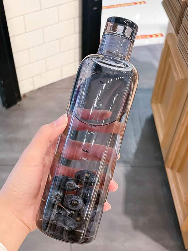1pc Aquarius Sports Water Bottle, Large Capacity, Lightweight Plastic, Stylish Design