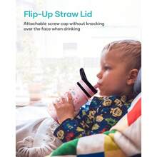 2 Pack Insulated Kids Water Bottle,  14oz Stainless Steel Water Bottles With  Straw Lid, -FREE Lead-Free Double Wall Leak Proof Drink Cups Flask For School (Blue Car +Blue Dinosaur) - Pink Blue - 查看 8