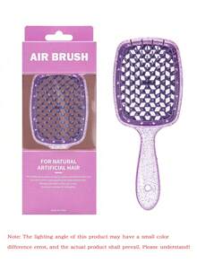 1 قطعة مشط مربع مصنوع من مادة ABS بتصميم شبكي مفتوح للشعر، مشط للتدليك وتصفيف الشعر، مناسب للاستخدام في المناسبات مثل عيد الميلاد وعيد الهالوين. قد يكون هناك اختلاف في اللون عن الصور المعروضة، إذا كان هذا مزعجًا فالرجاء عدم الشراء. أدوات تصفيف الشعر وإكسسوارات الشعر - متعدد الألوان - مشاهدة 25