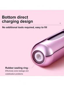 1 件便携式 5ml 迷你香水喷雾瓶，可重复使用香水喷雾瓶，香水泵盒，空香水瓶适合旅行和外出 - 彩色 - 查看 6