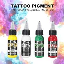 1/7/14 件纹身颜色、纹身墨水套装、专业纹身颜料、30ml（1.01）/1 瓶、持久人体艺术颜料、色彩鲜艳、持久、易于处理和使用、无香味、适合大多数皮肤类型、适合艺术家、初学者、学生、舞会、万圣节、化妆、圣诞派对 - 持久、防水、低过敏性、纹身艺术家必备